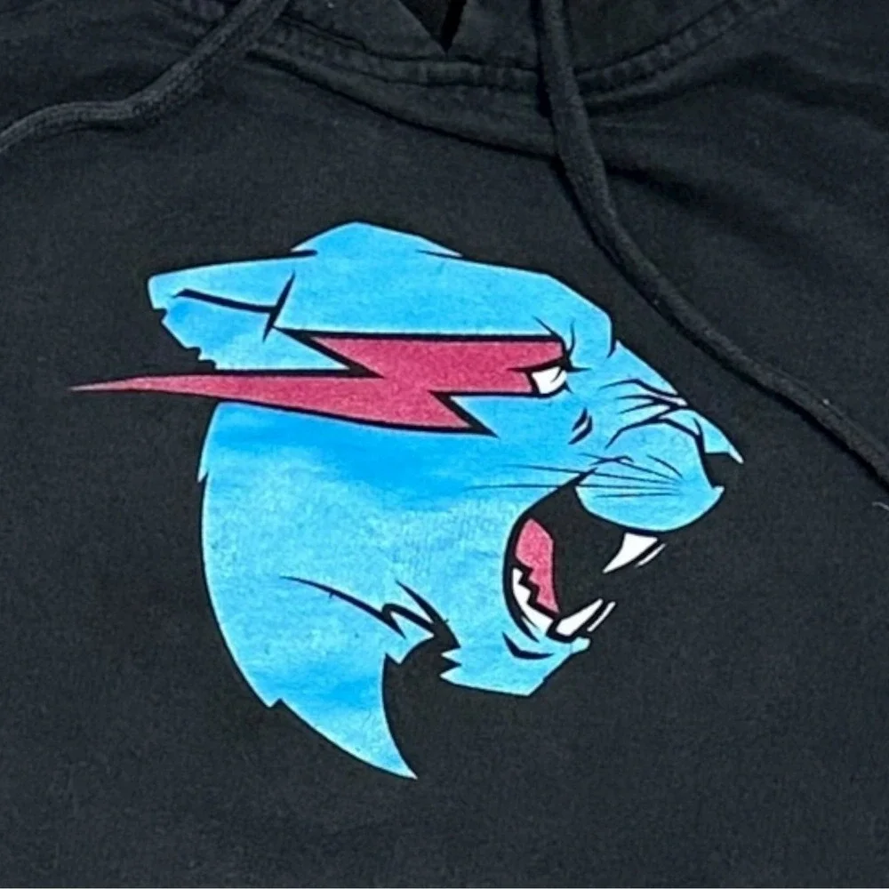 MrBeast‎ Logo Hoodie Black Adult XS/Youth XL Independent Trading Co Cotton Blend